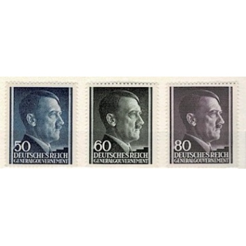 110-112 Portret A. Hitlera na jednolitym tle.