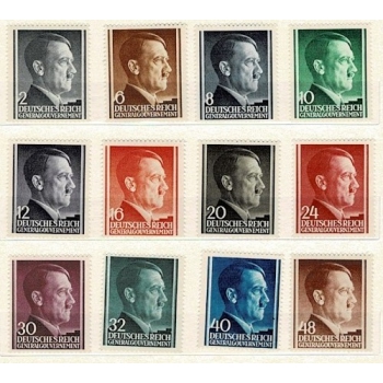 71-82 Portret Hitlera na jednolitym tle