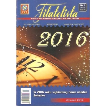 Filatelista -  styczeń   2016