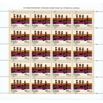 Arkusz 3412 XIII Międzynarodowy Konkurs Pianistyczny im. Fryderyka Chopina