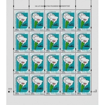 Arkusz 3512 100 lat osadnictwa polskiego w Argentynie