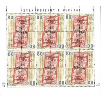 Arkusik 3726 Stan wojenny a poczta