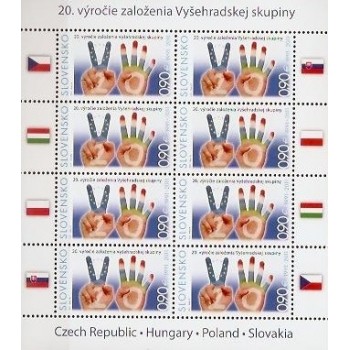 4357 20. rocznica Utworzenia Grupy Wyszehradzkie j - wydanie słowackie