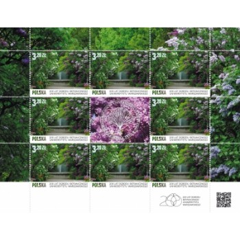 Arkusik 4863 200 lat Ogrodu Botanicznego Uniwersytetu Warszawskiego