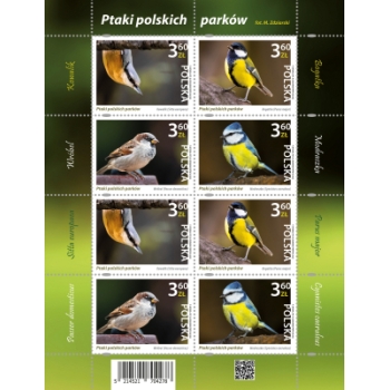 Arkusik 5214-5217 Ptaki polskich parków