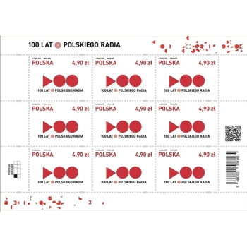 Arkusik 5468 100 lat Polskiego Radia