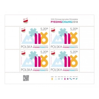 Blok 314 XXIII Zimowe Igrzyska Olimpijskie PyeongChang 2018