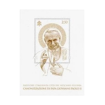 Blok 259 Kanonizacja Papieża Jana Pawła II-wydanie watykańskie