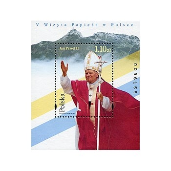Blok 160 V Wizyta Papieża Jana Pawła II w Polsce