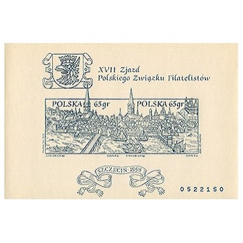Blok 163A XVII Zjazd Polskiego Związku Filatelistów