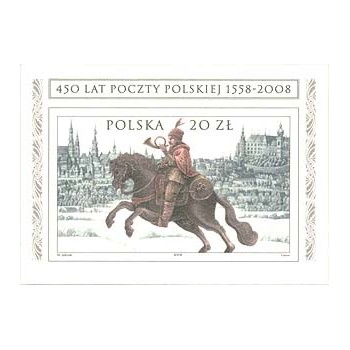 Blok 213 450 lat Poczty Polskiej 1558-2008