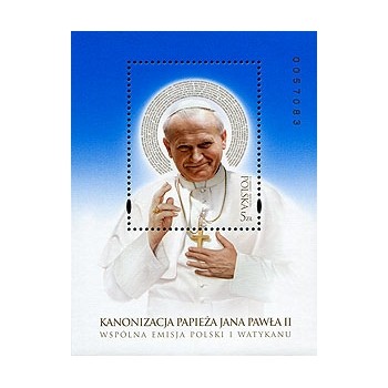 Blok 258 Kanonizacja Papieża  Jana Pawła II