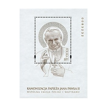 Blok 259 Kanonizacja Papieża  Jana Pawła II