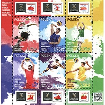 Blok 267 Mistrzostwa świata w piłce siatkowej mężczyzn Polska 2014