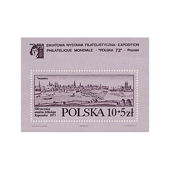 Blok 91B Światowa Wystawa Filatelistyczna "Polska 73"