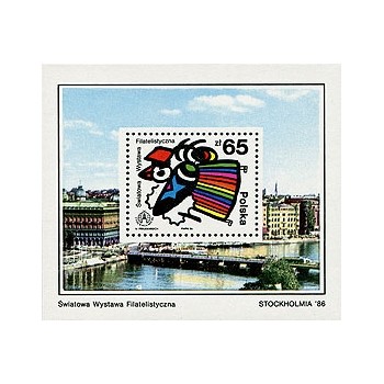Blok 130 Światowa Wystawa Filatelistyczna Stockholmia 1986