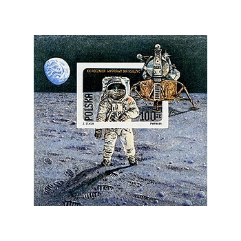 Blok 139A 20. rocznica wyprawy na Księżyc