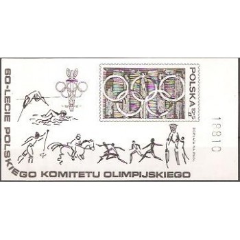 Blok 105ND 60-lecie Polskiego Komitetu Olimpijskiego