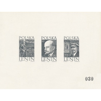 Czarnodruk 1161-1163ND 50. rocznica pobytu Lenina w Polsce