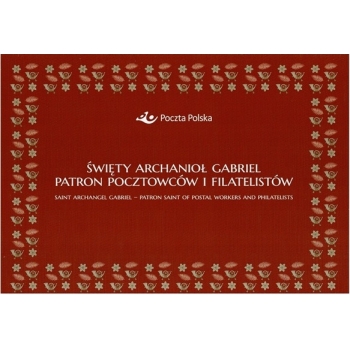 Folder 5257A.Święty Archanioł Gabriel - patron pocztowców i filatelistów