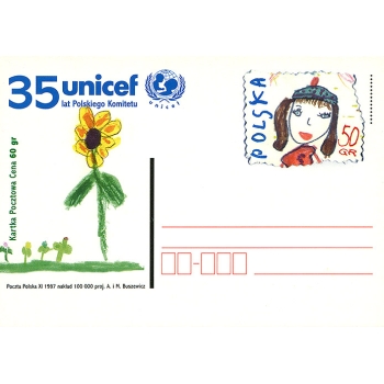 Cp 1165 35 lat Polskiego Komitetu UNICEF