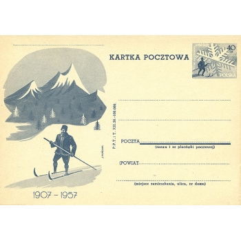Cp 145 50-lecie narciarstwa polskiego