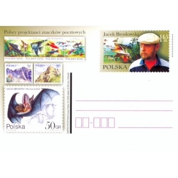 Cp 1478  Polscy projektanci znaczków pocztowych (Jacek Brodowski)