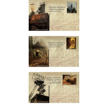 Cp 1529-1531 Kopalnie i skanseny górnicze