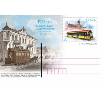 Cp 1765 150-lecie komunikacji tramwajowej na ziemiach polskich (A)
