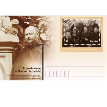 Karta Cp 1834 Błogosławiony o. Honorat Koźmiński