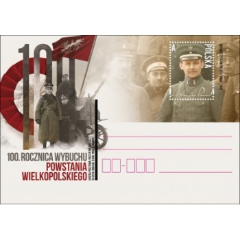 Cp 1849  100 rocznica wybuchu Powstania Wielkopolskiego