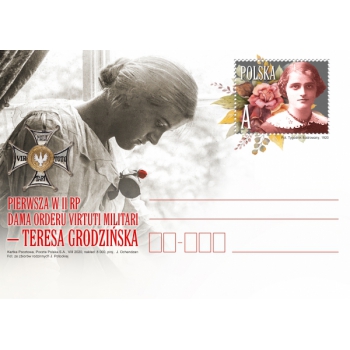 Karta Cp 1899 Pierwsza w II RP Dama Orderu Virtuti Militari - Teresa Grodzińska