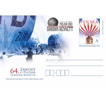 Karta Cp 1929 64. Zawody o puchar Gordona Bennetta