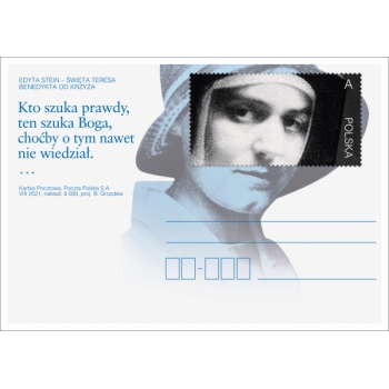 Cp 1931 Edyta Stein - Święta Teresa Benedykta od Krzyża (A)