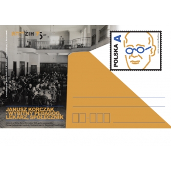 Karta Cp 1971 Janusz Korczak-wybitny pedagog, lekarz, społecznik