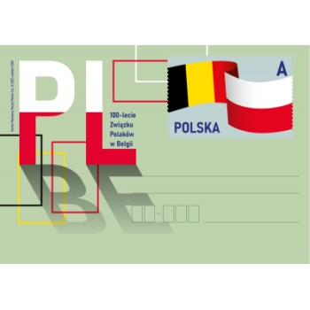 Cp 2037 100-lecie Związku Polaków w Belgii