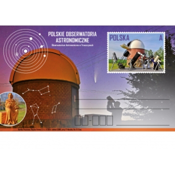 Karta Cp 2047 Polskie obserwatoria astronomiczne