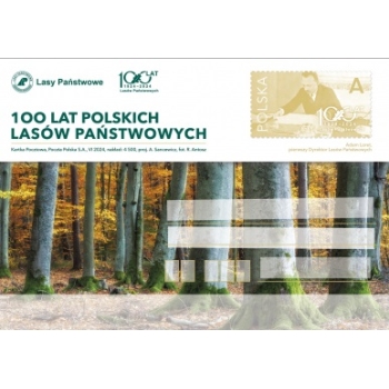 Karta Cp 2053 100 lat Polskich Lasów Państwowych
