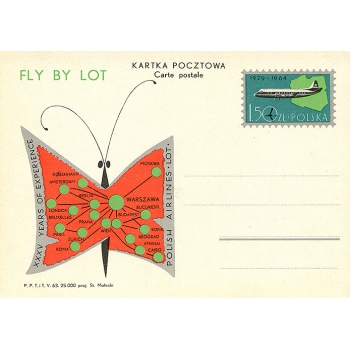 Karta Cp 238 35-lecie PLL"LOT"