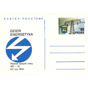 Karta Cp 527 Dzień Energetyka - Elektrownia "Kozienice"