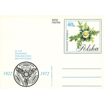 Karta Cp 528 50-lecie Polsiego Towarzystwa Botanicznego