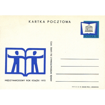 Karta Cp 529 Miedzynarodowy Rok Ksiązki