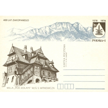 Karta Cp 690 400-lecie Zakopanego