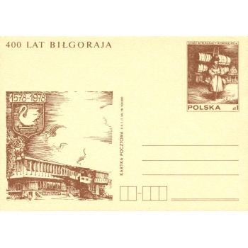 Karta Cp 704 400-lecie Miasta Biłgoraj