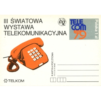 Karta Cp 737 II Światowa Wystawa Telekomunikacyjna "Telecom 79"