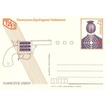 Karta Cp 998 Towarzystwo Zapobiegania Narkomanii