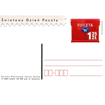 Karta Cp 1361 Światowy Dzień Poczty