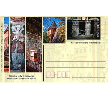 Karty Cp 1511 Obiekty z Listy Światowego Dziedzictwa UNESCO w Polsce