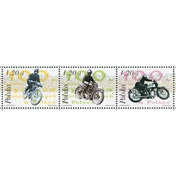 3923-3925  100 rocznica wyścigów motocyklowych w Polsce