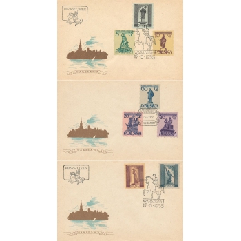 Koperty FDC 102 Pomniki Warszawy (1)